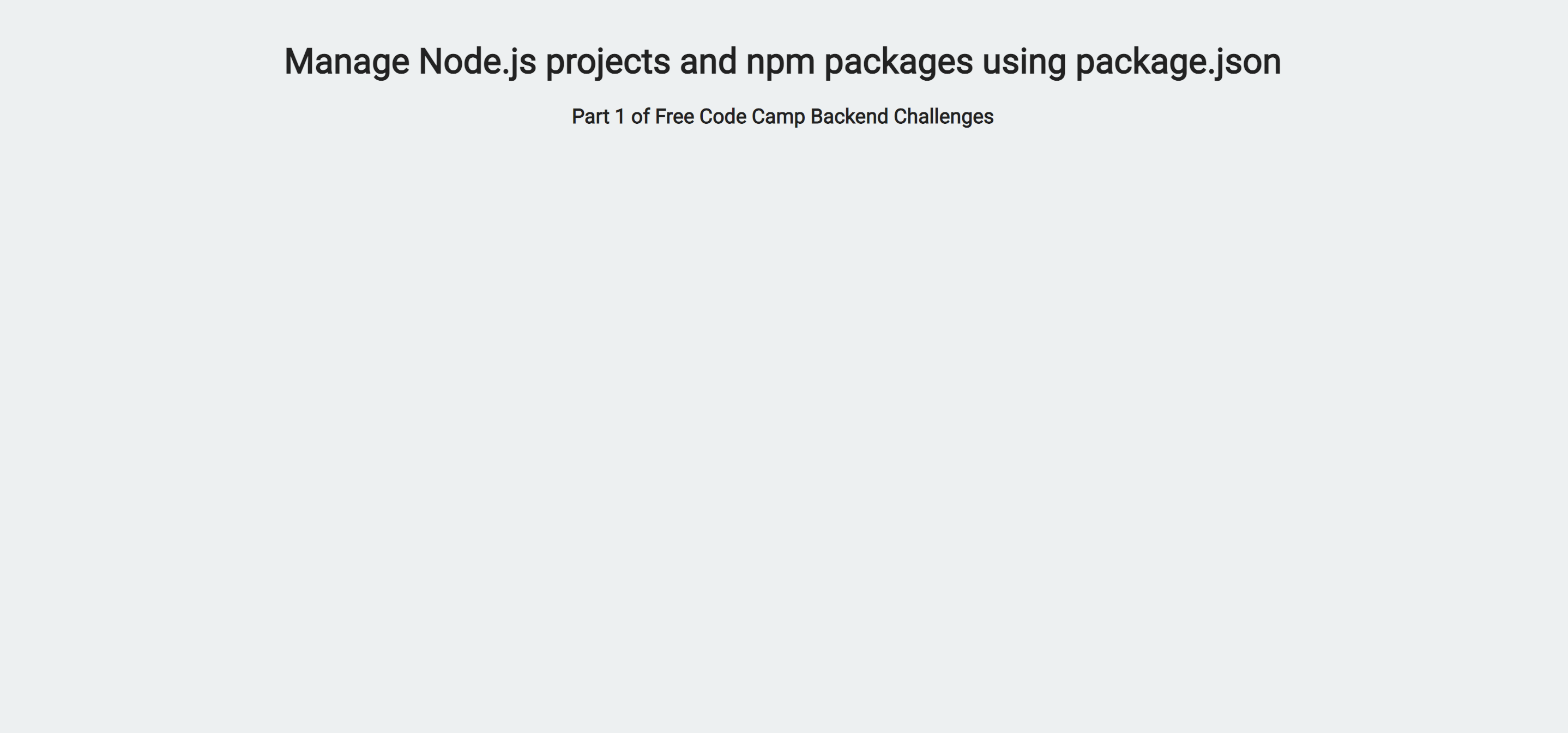 nodejs npm